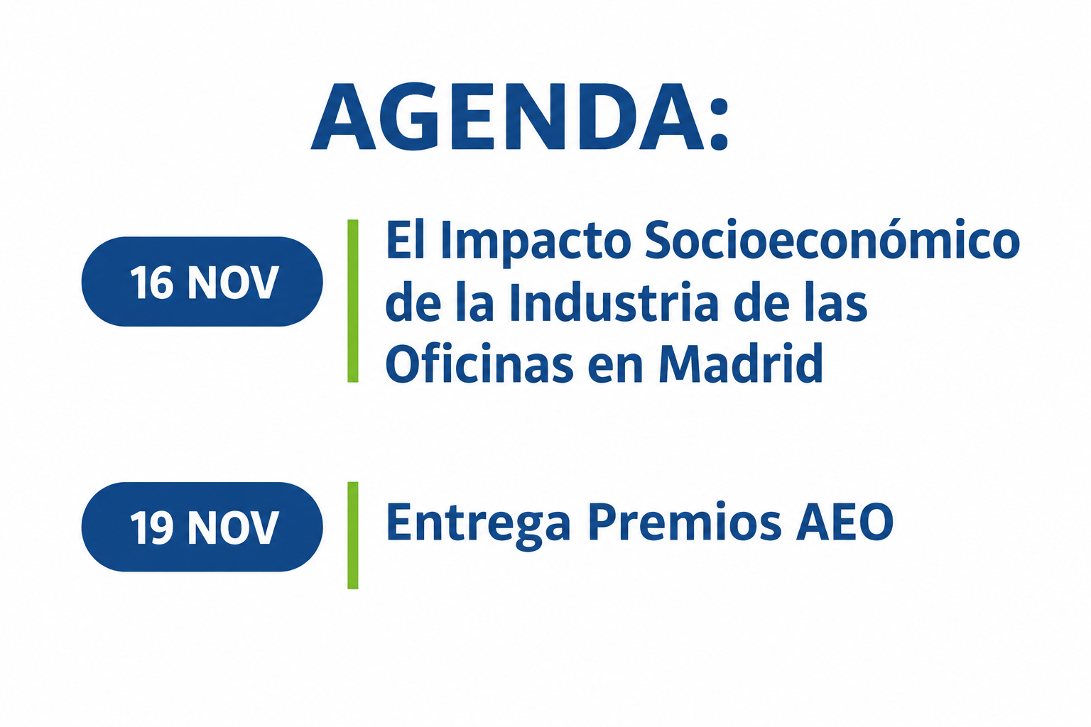 Agenda_ Eventos de noviembre